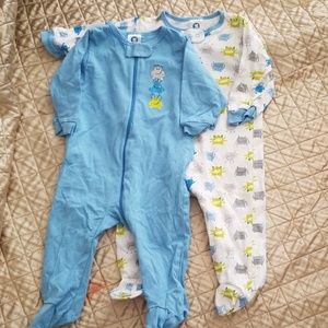 Gerber Monster 3-6 months onesies